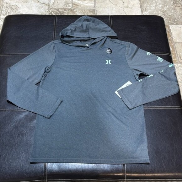 Hurley Men's Icon Palm Long Sleeve Surf Shirt - Picture 5 of 12